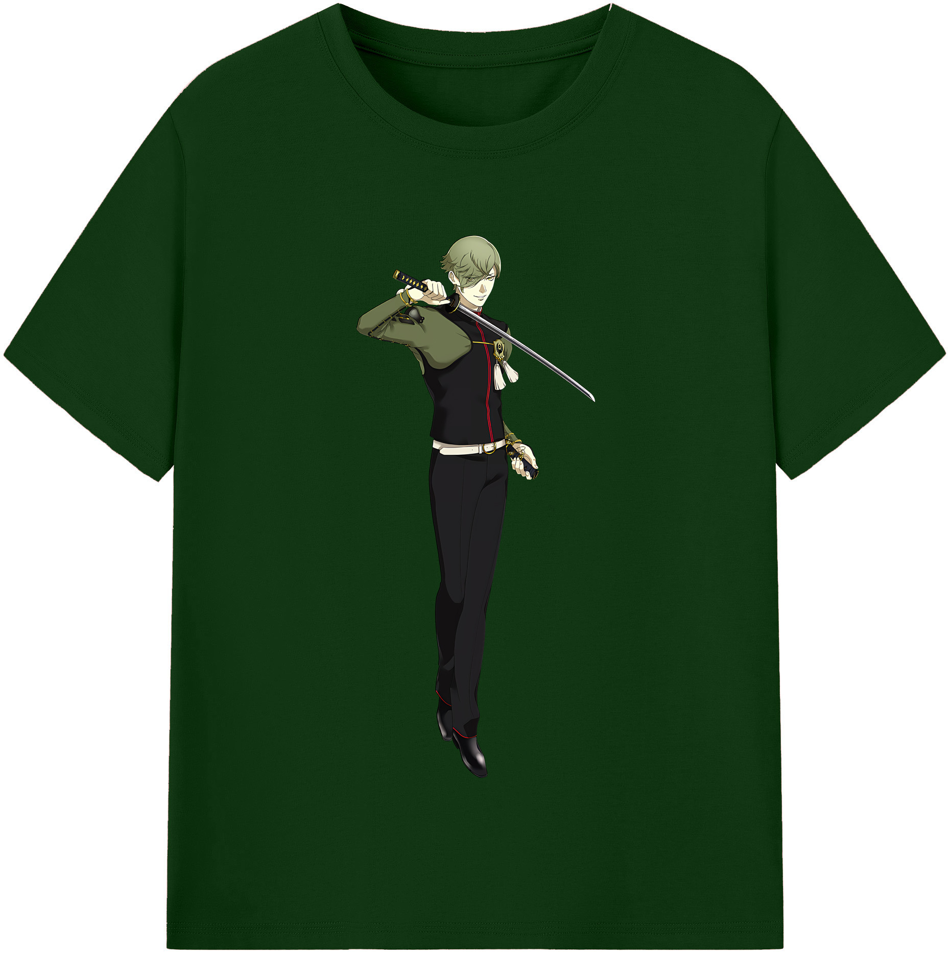 （画像用） 刀剣乱舞 Touken Ranbu 綿100％半袖Tシャツ（フロントプリント）